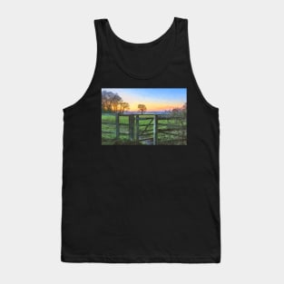 Gateway To A Winter Sunset Tank Top